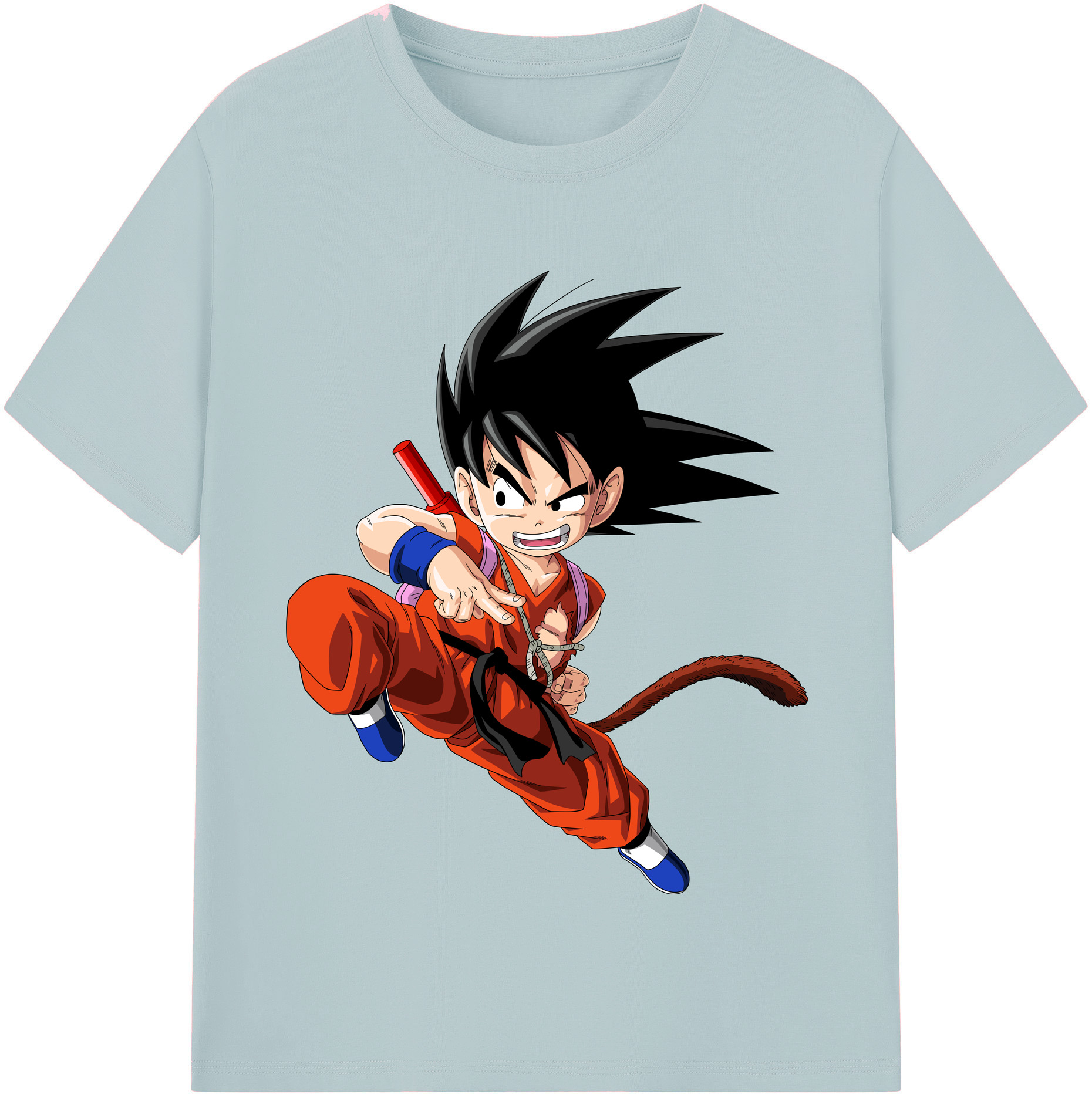 （画像用） ドラゴンボール 孫悟空（そん ごくう）Son Goku カカロット DRAGON BALL Kakarotto 綿100％半袖Tシャツ（フロントプリント）